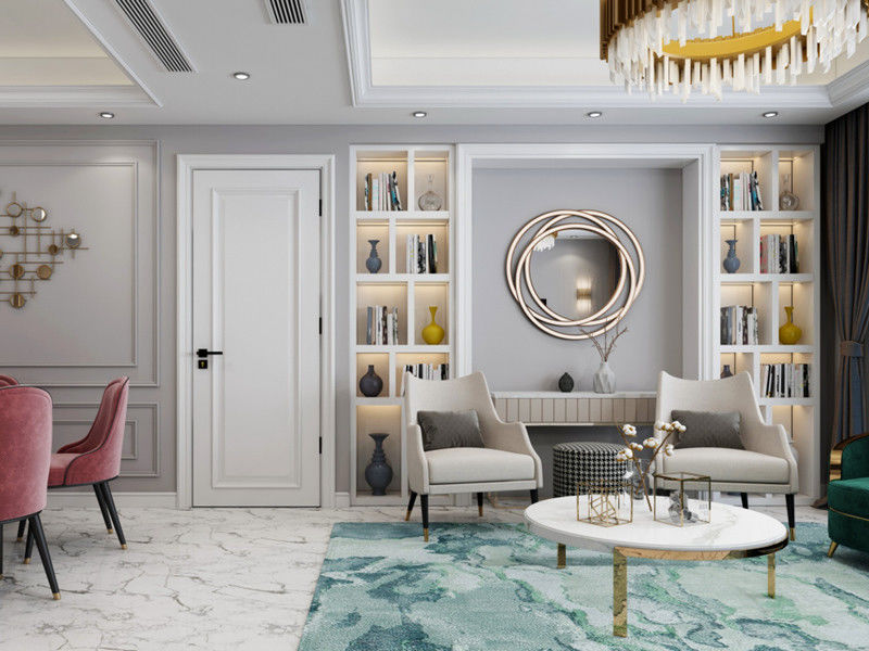 Moderne Design-Seitenöffnungsfolie Innentüren für Häuser aus Italien