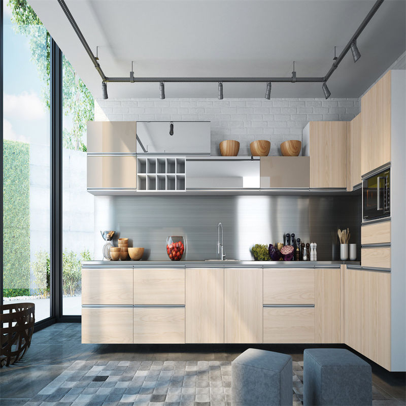 Modularer YALIG Küchenschrank im italienischen Stil mit Blum Hardware und Toe Kick Accessoires