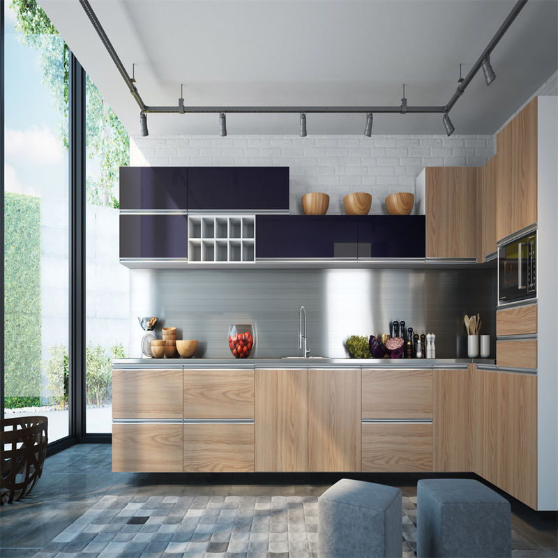 Modularer YALIG Küchenschrank im italienischen Stil mit Blum Hardware und Toe Kick Accessoires