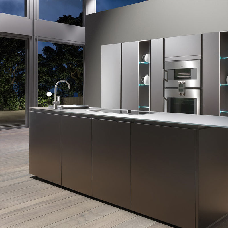 Modularer Modul aus Massivholz Küchenschränke