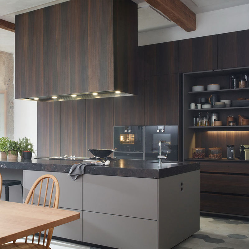 Gut aussehendes italienisches Küchenschrank Set Möbel für Villa/Wohnung Türmaterial