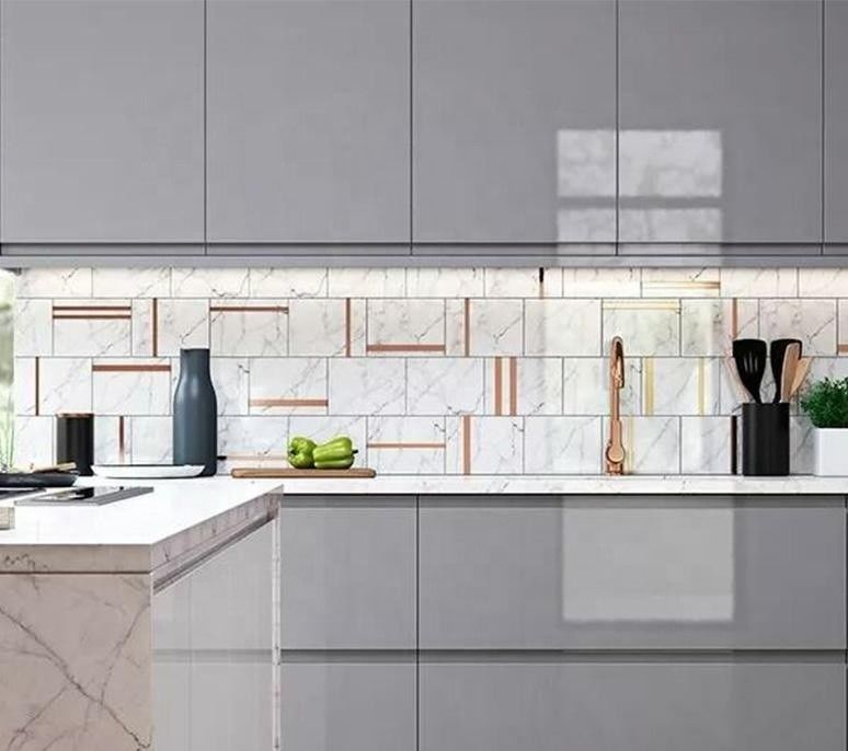 Machen Sie Küchenschrank anpassen Sehr ODM / OEM für modernes Design Massivholzküchenschränke