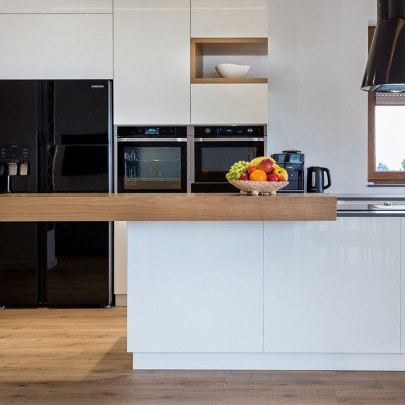 Machen Sie Küchenschrank anpassen Sehr ODM / OEM für modernes Design Massivholzküchenschränke