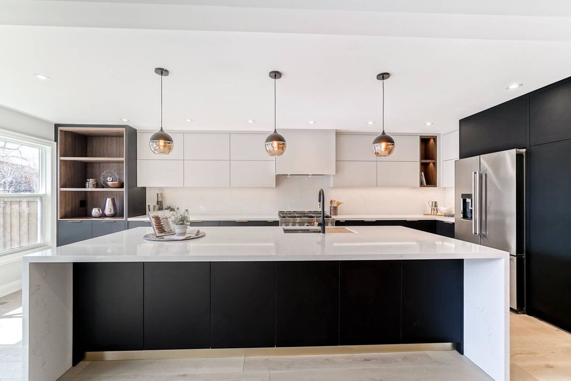 Küchenschrank Custom Moderne Küchenschränke Luxusdesign für Accessoires Blum Schublade