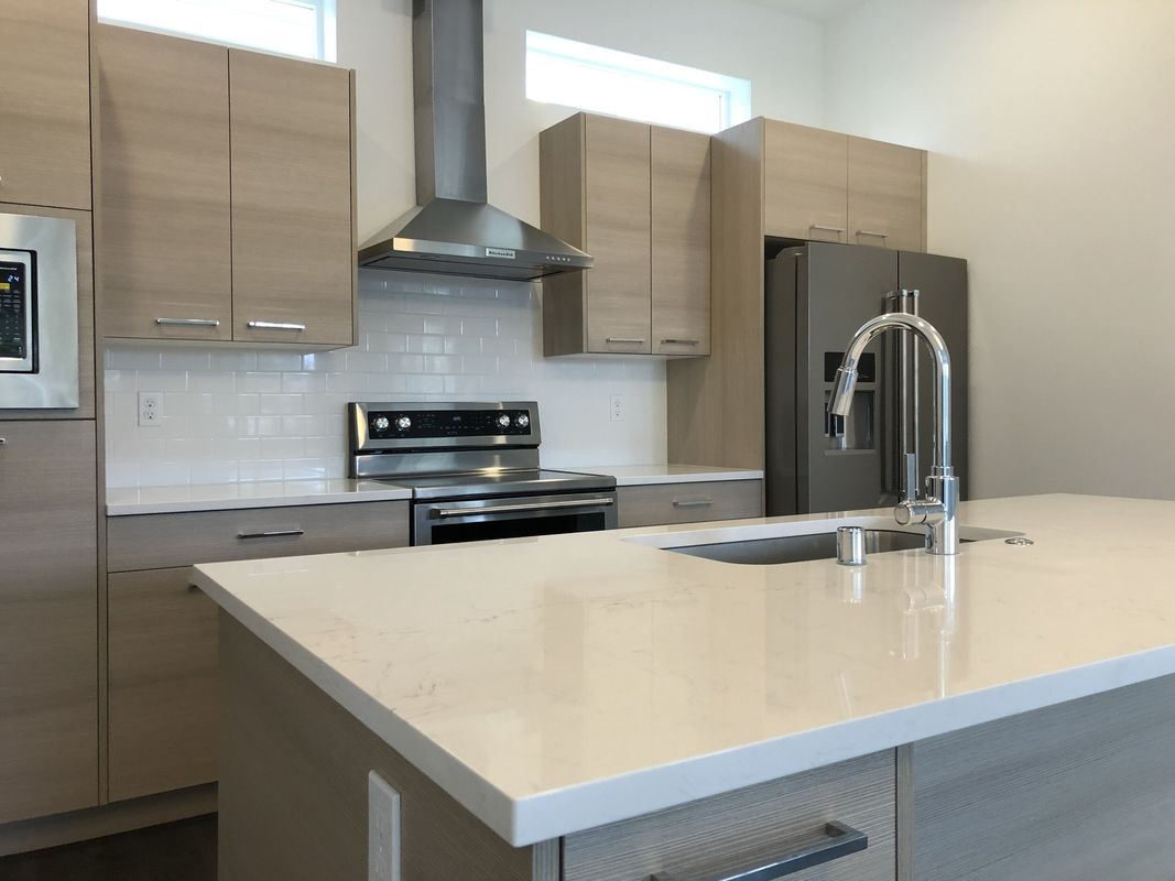 Küchenschrank Custom Moderne Küchenschränke Luxusdesign für Accessoires Blum Schublade