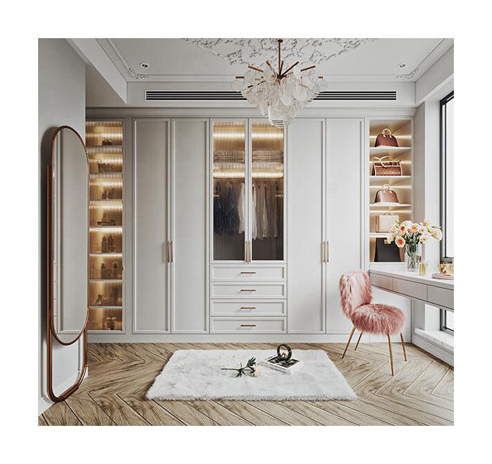 High-End Holz MR HDF-Board Schlafzimmer Schrank für moderne Stil Anforderungen angepasst