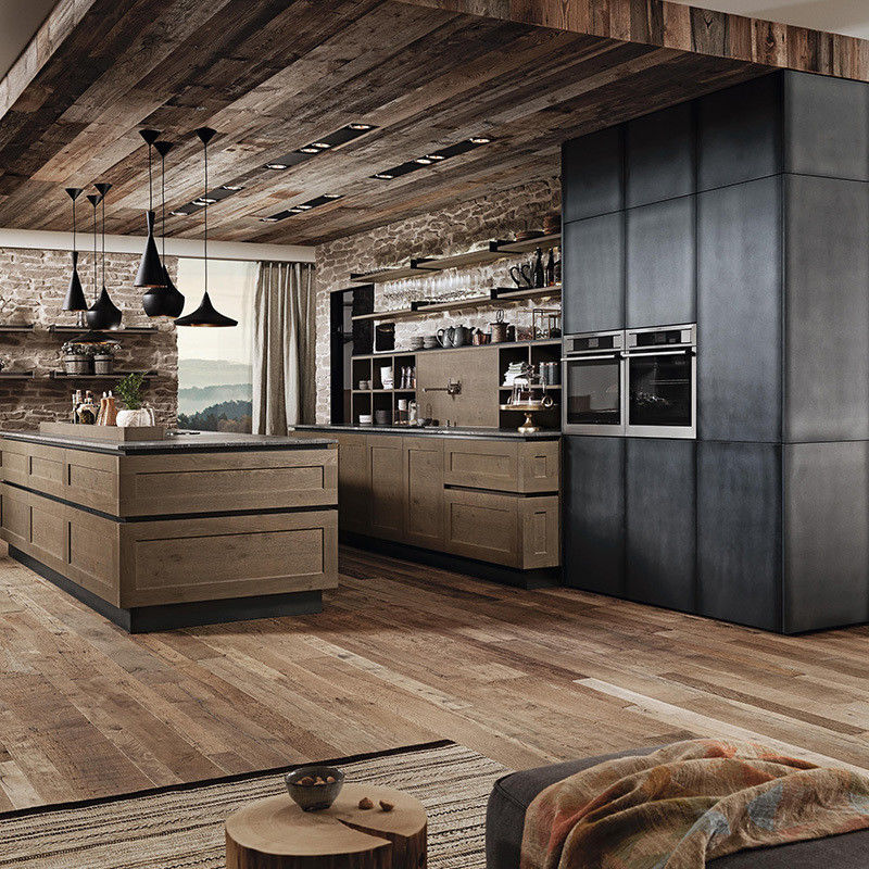 Hochwertige ODM/OEM italienische Möbel Smart Holzküchen Schränke für den anpassbaren Markt
