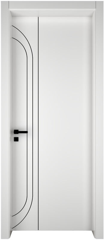 Moderne Sicherheit Innenraum Holztür Custom wasserdichte Veneertüren für Hoteldesign