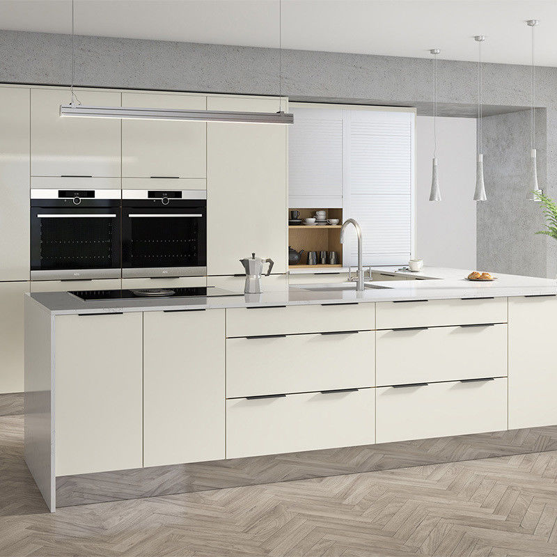 Blum Schubladen ausgestattet, maßgeschneiderte Größe Luxus modernes Design wasserdichtes Küchenwandschrank