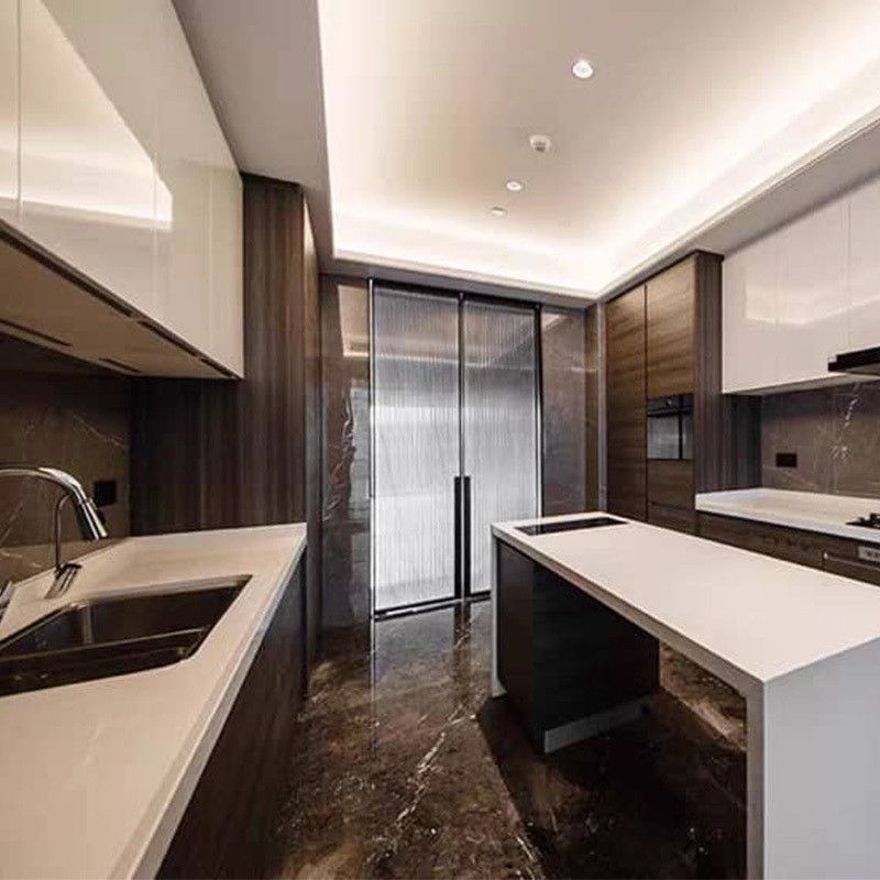 Blum Schubladen ausgestattet, maßgeschneiderte Größe Luxus modernes Design wasserdichtes Küchenwandschrank