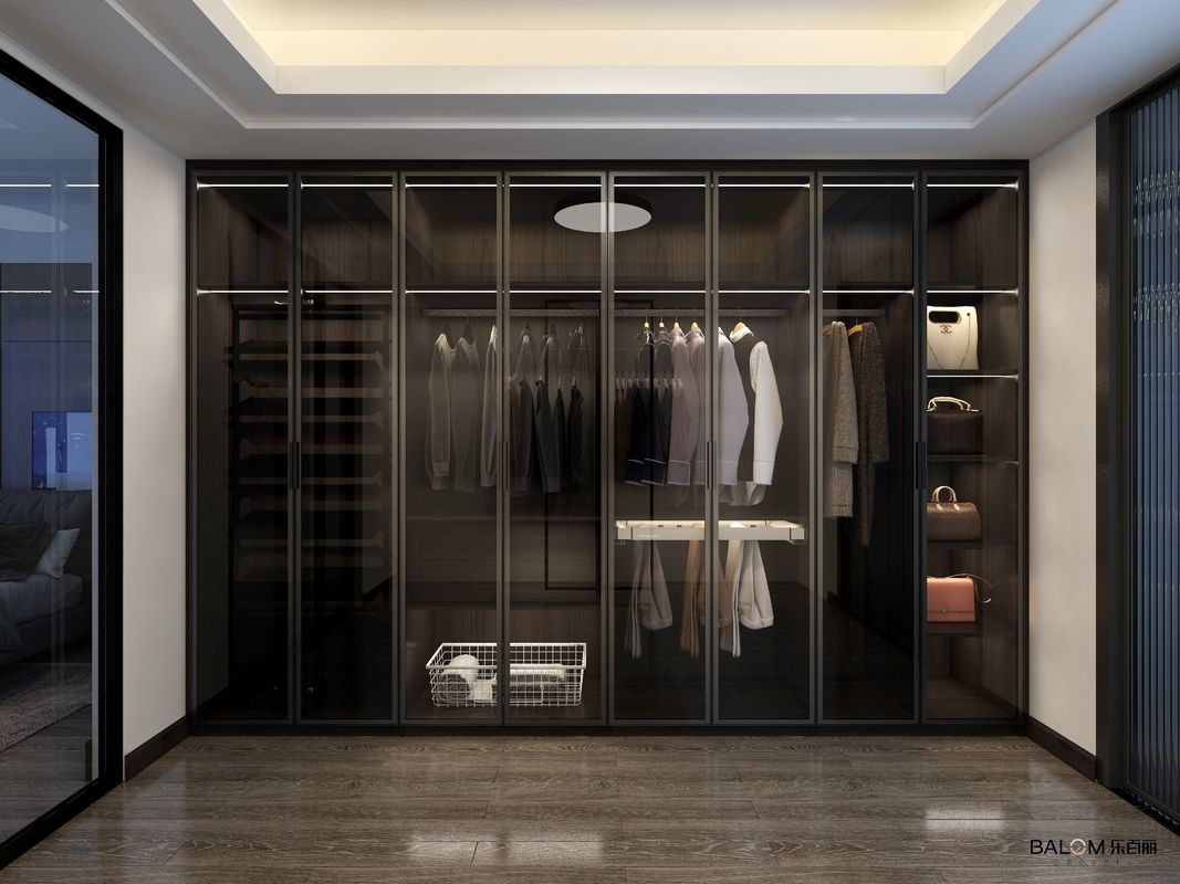 Allgemeine Staubdichte Schrank und Lagerung in MDF Schlafzimmer Set für Zuhause Villa Hotel Appartement
