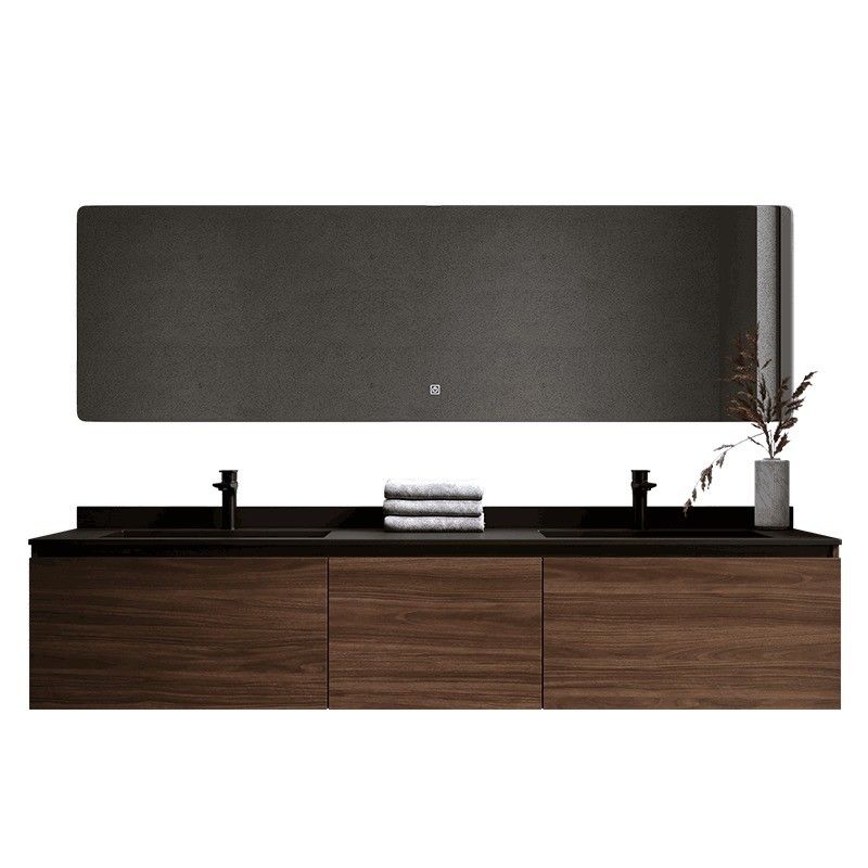 Euro-Stil Badezimmer-Vanity mit individueller Breite und MR-MDF-Karkasse Material von oben