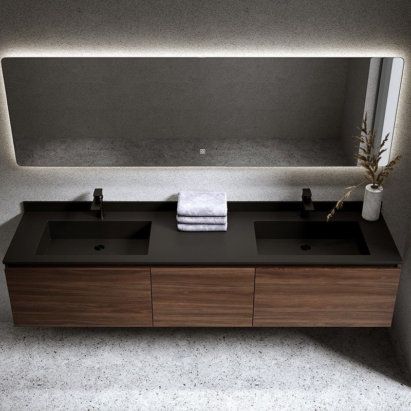 Anpassung Breite PVC/Lacquer Tür Finish Amerikanischer Stil Badezimmer Vanity für das moderne Zuhause