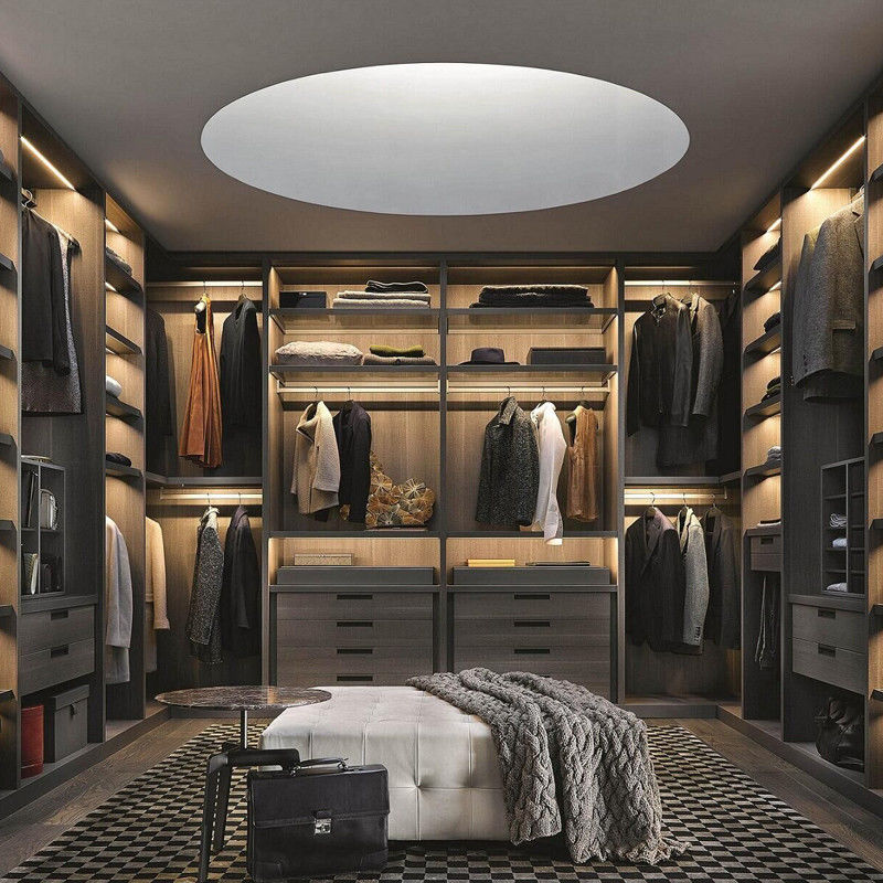 End MR HDF Board Schrank für Luxus Walk-in Schrank in modernen Schlafzimmer Anpassung