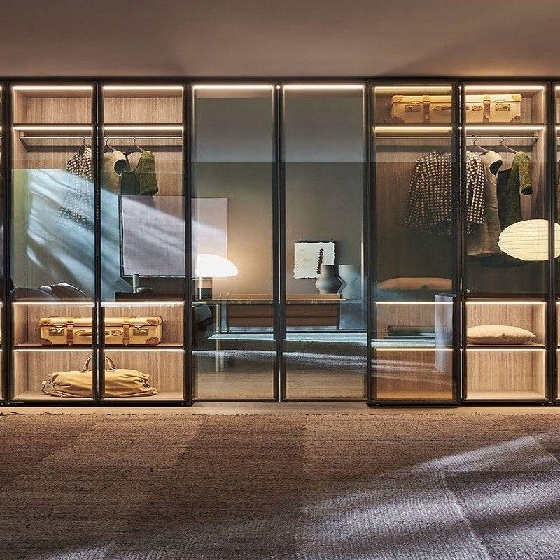 High-End Custom Moderne Design Garderobe für professionelle Walk-in Schrank Organisation