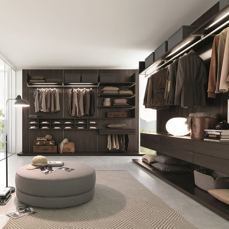 Private Label Schlafzimmer Schrank Massivholz Schrank Set mit zeitgenössischem Design