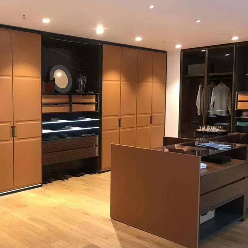 Private Label Schlafzimmer Schrank Massivholz Schrank Set mit zeitgenössischem Design