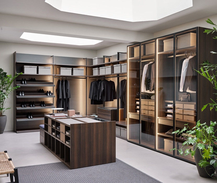 Pop-Stil Luxus Schlafzimmer Schrank im modernen Design mit PANEL Holz Stil