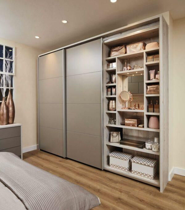 Pop-Stil Luxus Schlafzimmer Schrank im modernen Design mit PANEL Holz Stil