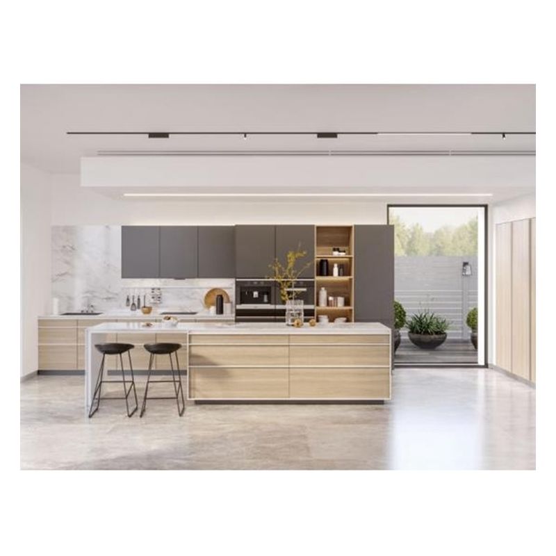 Wohnung Küchenschrank mit individueller Farbe und professionellem CAD/3D-Design