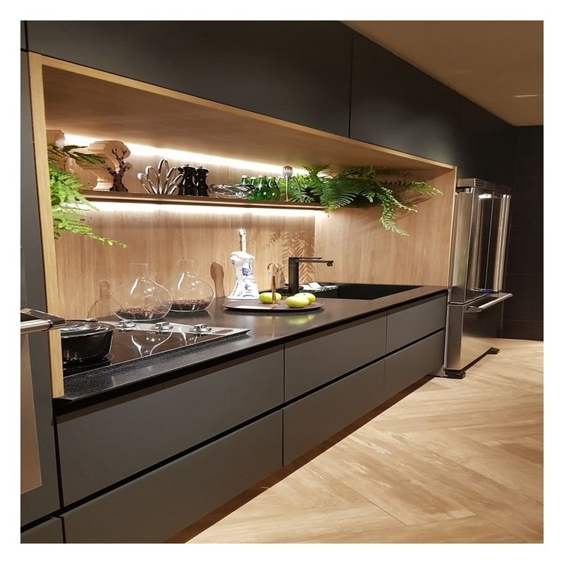 Customized Ral Farbdiagramm und CAD / 3D frei gestalteten modularen Küchenschrank für zu Hause