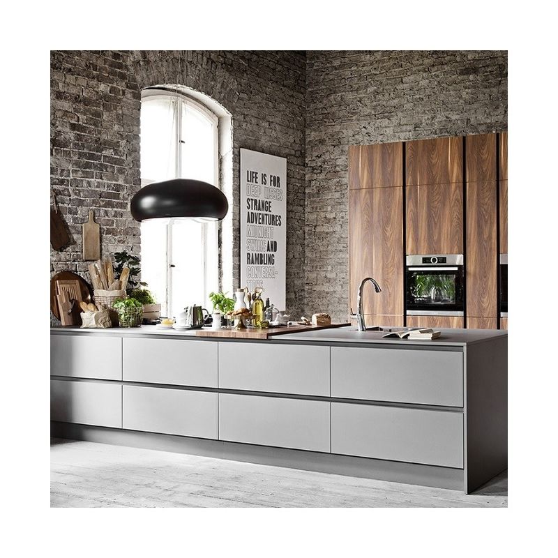 Customized Größe Moderne Matte Designs Klassiker Küchenschränke für modernen Design Stil