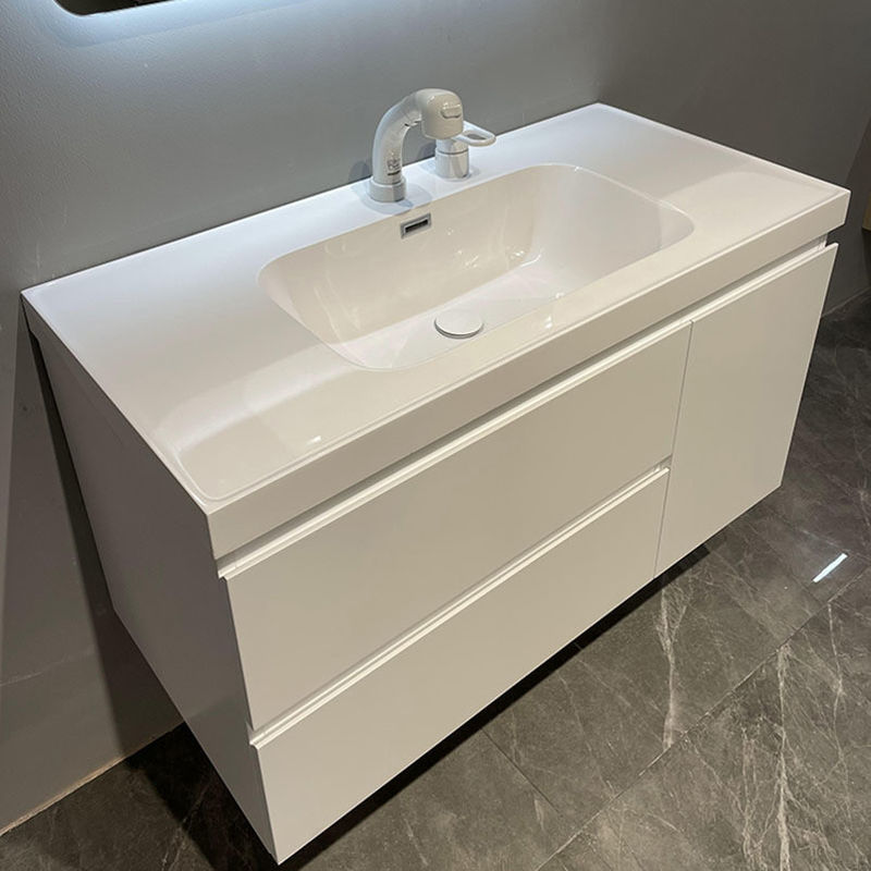 MR-MDF-Karkasse-Material Wandmontierte CAD/3D-Badschrank für moderne Luxusmöbel