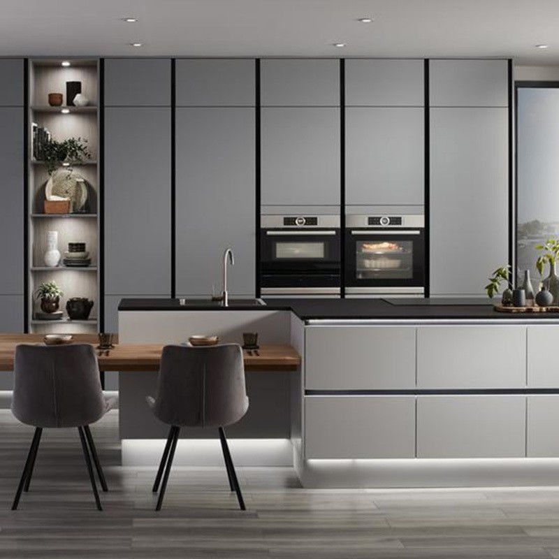 Wasserdichtes Modernes Design Matte Stil Smart Küchen Wandschrank mit langlebigen Tür-Panel