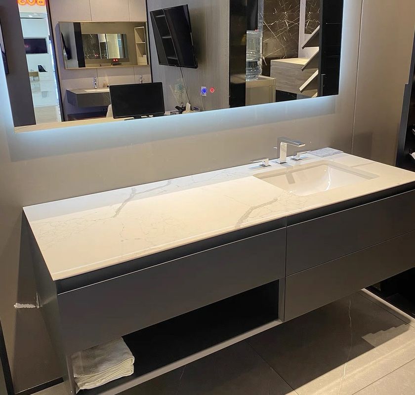 Custom Made European Möbel Eckschrank mit Waschbecken beliebt und gut aussehend