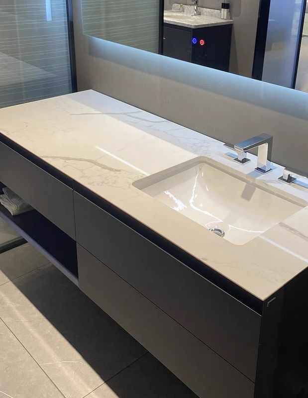 Custom Made European Möbel Eckschrank mit Waschbecken beliebt und gut aussehend