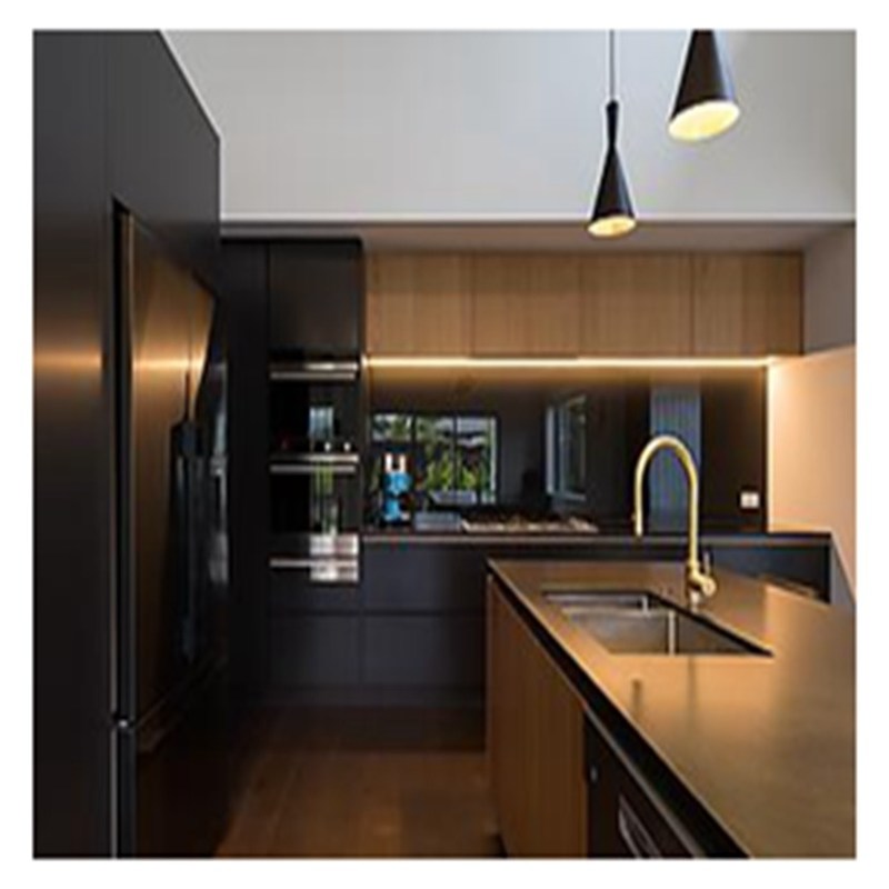 Modulare Küchenschränke Rabatt Dunkelkorn Melaminkarton Türen für große Küchen