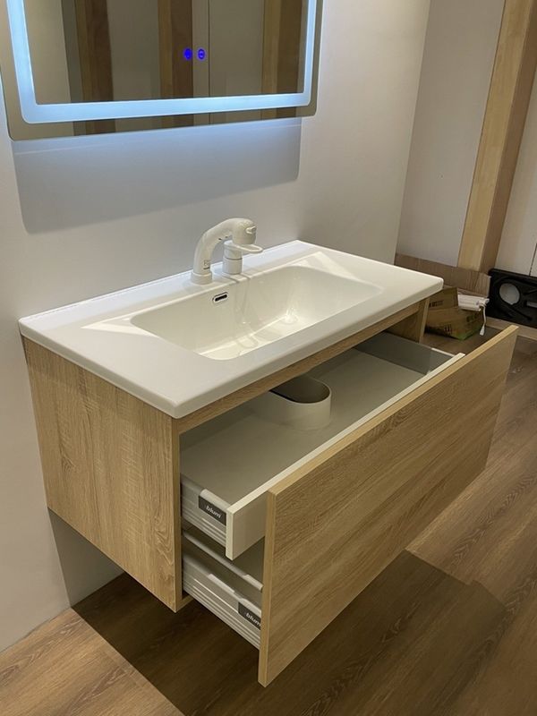 Euro-Stil Moderne Design Spiegel Schränke Badezimmer Vanity Spiegel Schrank mit MR-MDF
