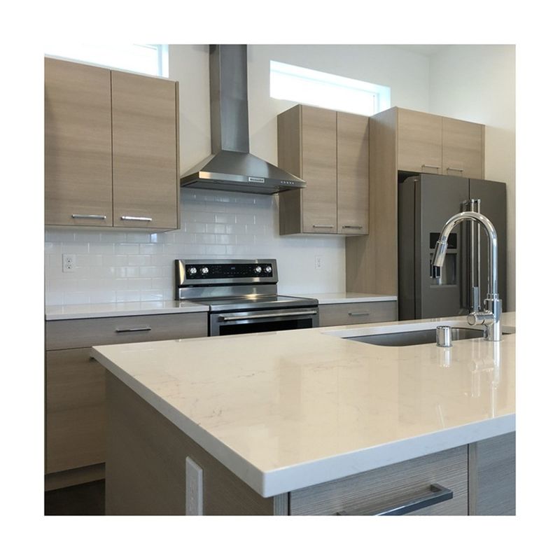 Küchenschrank Design Modular Massivholz Mdf Veneer Lack Veredelung Walnussholz Farbe