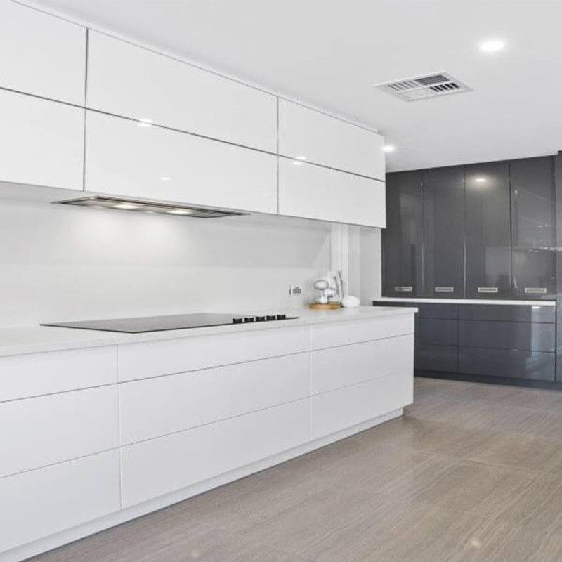 Flat Edge Countertop Kanten und Waschbecken enthalten in unserem modernen Design Küchenschrank Set