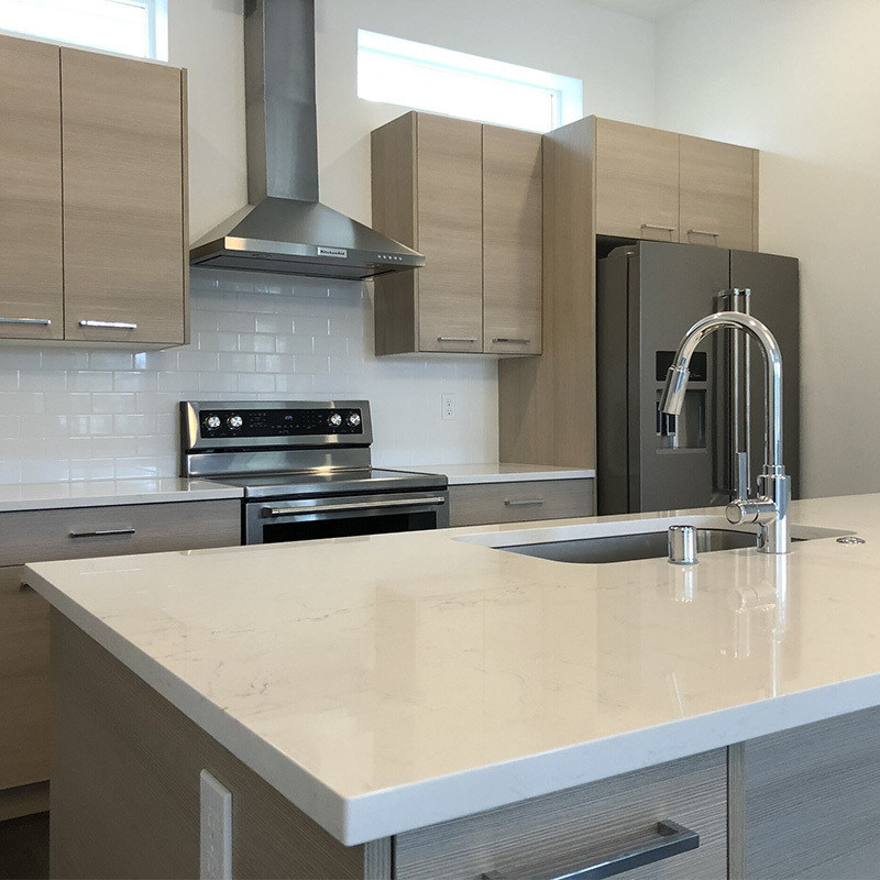 Wasserdichte und langlebige Küchenschränke für moderne Luxushäuser