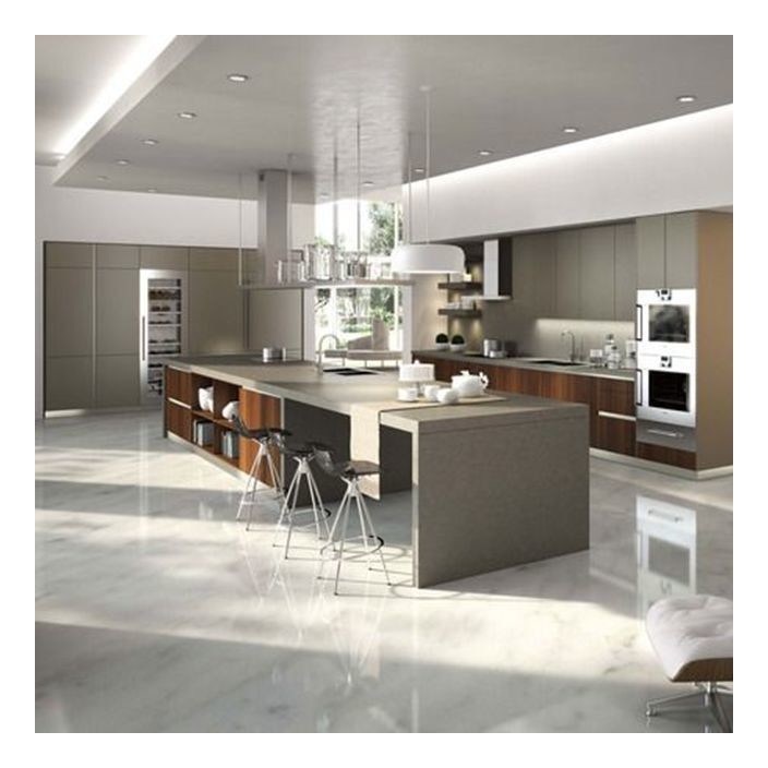 Moderne minimalistische Planken-Massivholzschränke mit individuellen Farben und Glasfronten