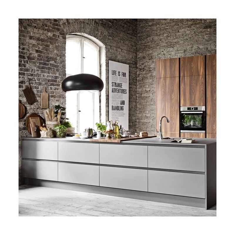 Blum Handflächenlose Leichtgraue Matte-Lager für moderne Küchenmöbel