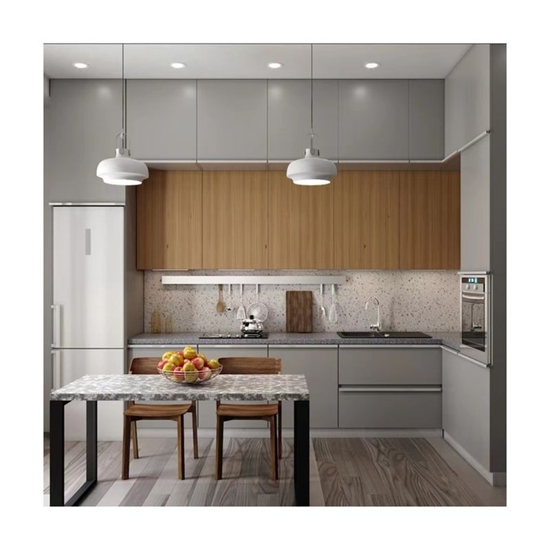 Blum Handflächenlose Leichtgraue Matte-Lager für moderne Küchenmöbel