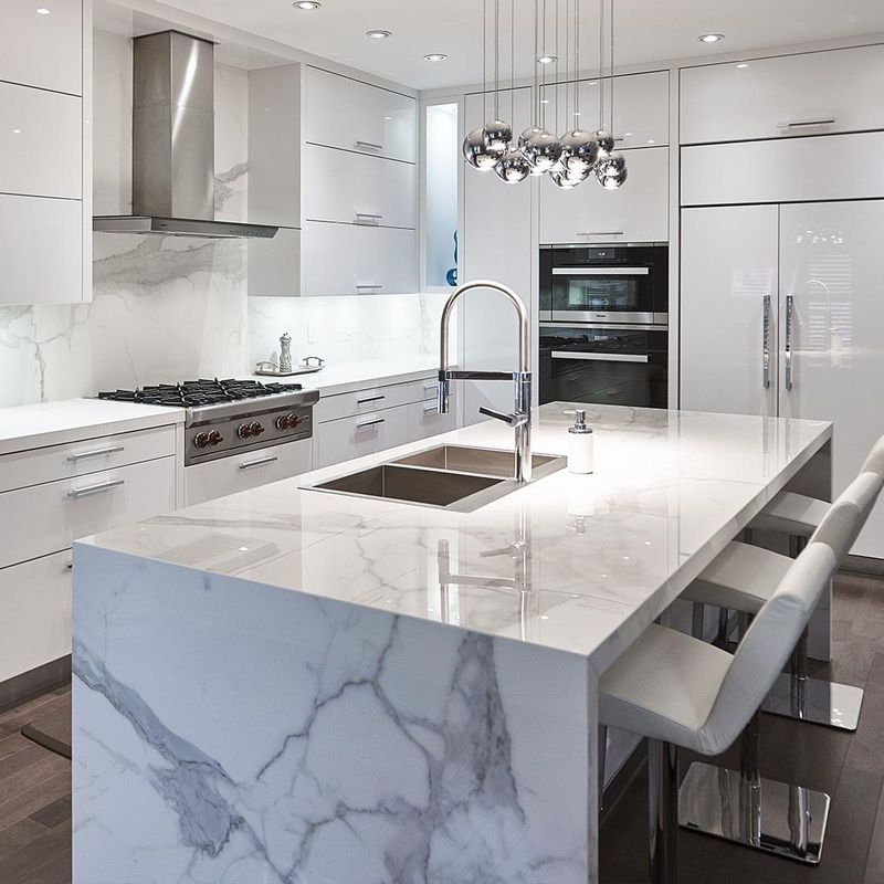 YALIG Modern High Gloss Lack Küchenschrank für Küchenregal