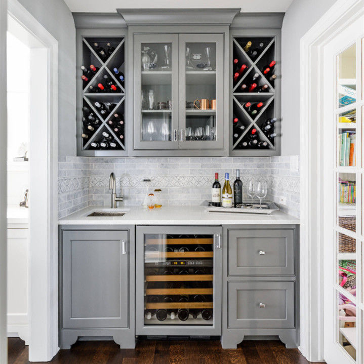 Verwandeln Sie Ihre Möbel mit Luxus-Holz-Stil PANEL Home Bar Ideen und Designs