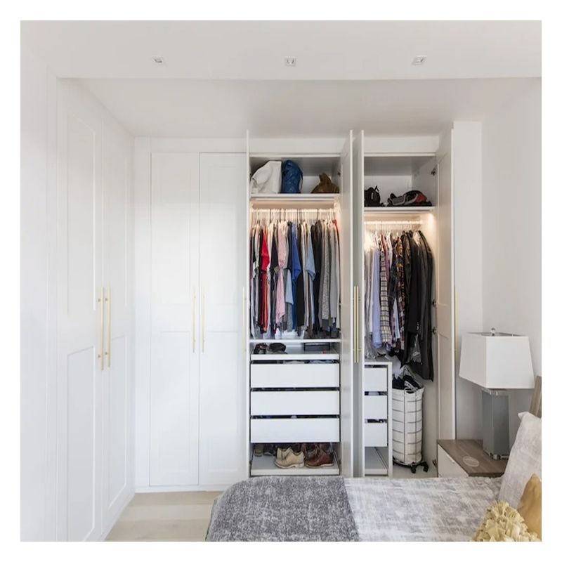 Postverpackung N Moderner Minimalist Kleiderschrank für Schlafzimmermöbel in der Wohnung