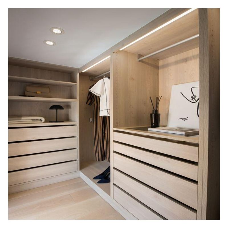 Modernes Design Schwarz Glas Tür Panel Massivholz Schlafzimmer Schrank für Wohnung