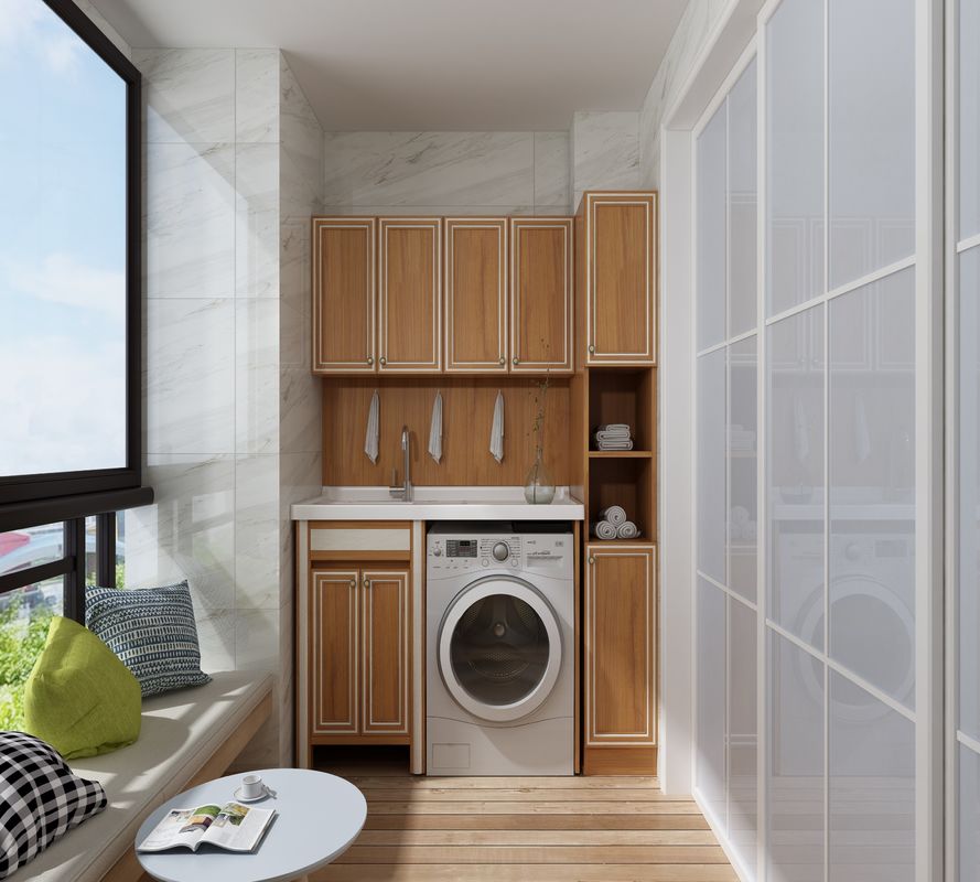 Moderner Stil High-End Edelstahl Waschraum Schrank mit Sperrholz Türmaterial