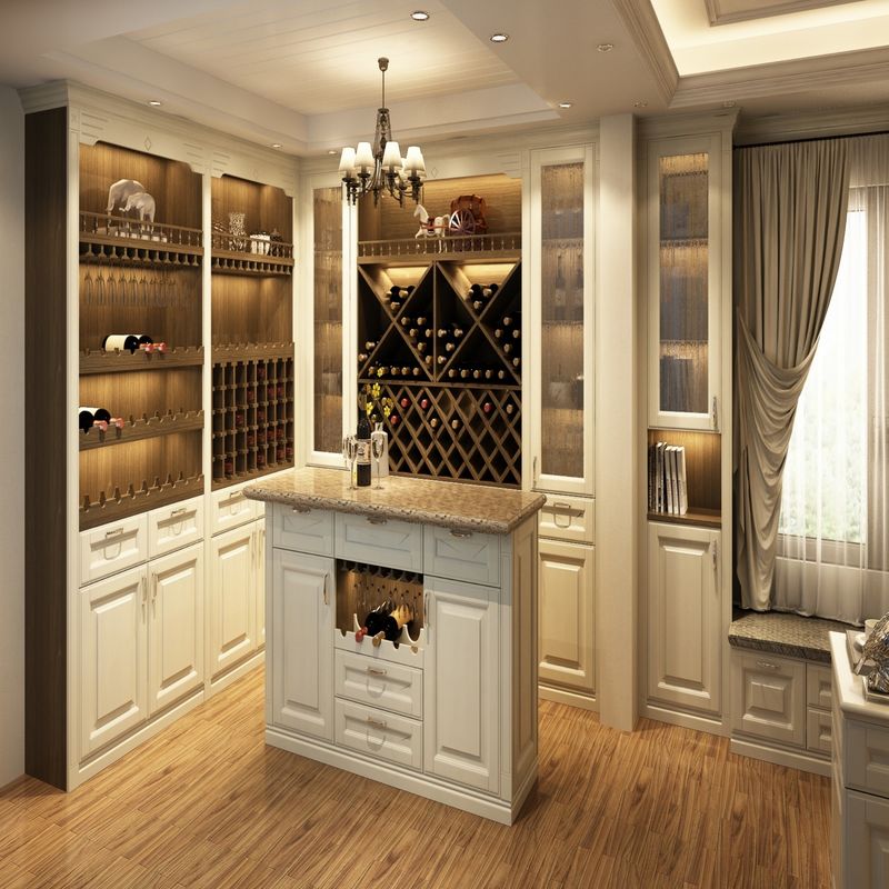 Holz-Weinbarschrank für Wohnzimmermöbel