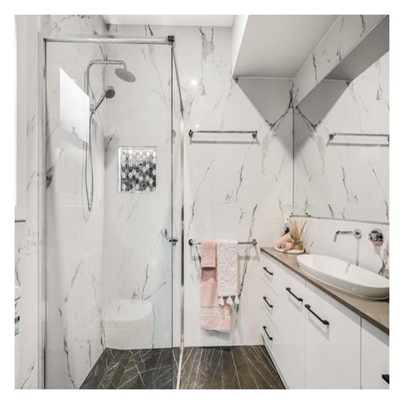 Customized Farbe Hochglanz Acryl Badezimmer Schrank mit Doppelspülbecken und Wandmontage