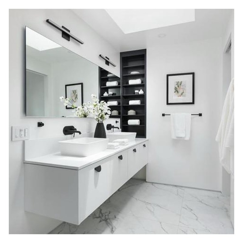 Customized Farbe Hochglanz Acryl Badezimmer Schrank mit Doppelspülbecken und Wandmontage