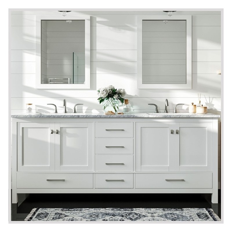 Moderner Stil angepasster Farbschüttler Lackbadschrank mit Keramik-Schreibtisch