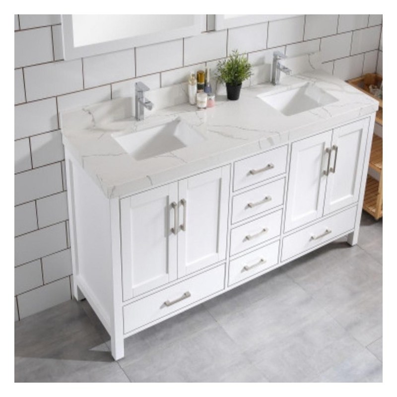 Moderner Stil angepasster Farbschüttler Lackbadschrank mit Keramik-Schreibtisch