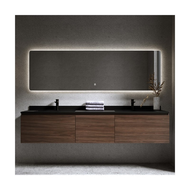 Individuelle Designs Wandmontierte Doppelspülbecken Badezimmer Vanity Möbel für in Markt