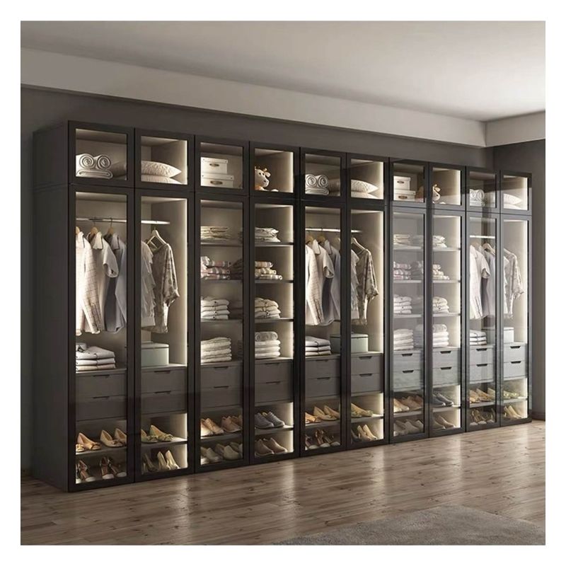 Supermarkt-Schrank-Speicher mit benutzerdefinierter Glasschiebetürfunktion